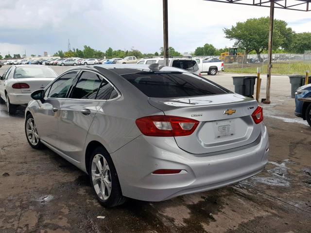 1G1BF5SM2H7130233 - 2017 CHEVROLET CRUZE PREM SILVER photo 3