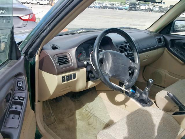 JF1SF63582G749839 - 2002 SUBARU FORESTER L GREEN photo 9