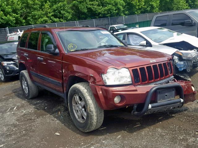 1J4GR48K76C368081 - 2006 JEEP GRAND CHER MAROON photo 1