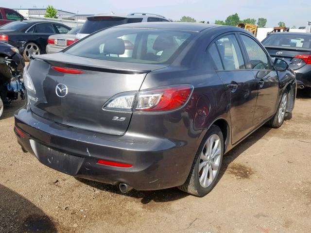 JM1BL1S55A1351187 - 2010 MAZDA 3 S GRAY photo 4