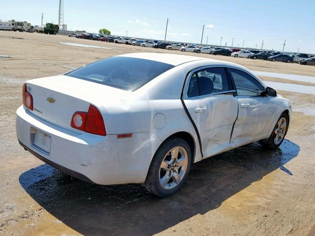 1G1ZC5EB0AF288521 - 2010 CHEVROLET MALIBU 1LT 白色 照片 4