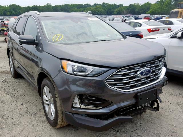 2FMPK4J90KBC03657 - 2019 FORD EDGE SEL GRAY photo 1