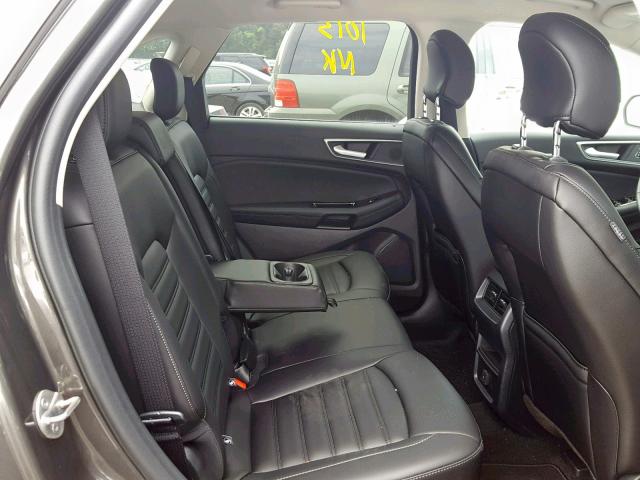 2FMPK4J90KBC03657 - 2019 FORD EDGE SEL GRAY photo 6