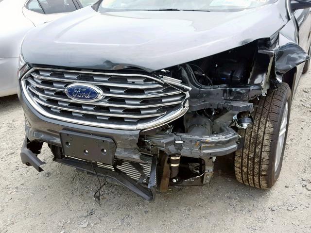 2FMPK4J90KBC03657 - 2019 FORD EDGE SEL GRAY photo 9