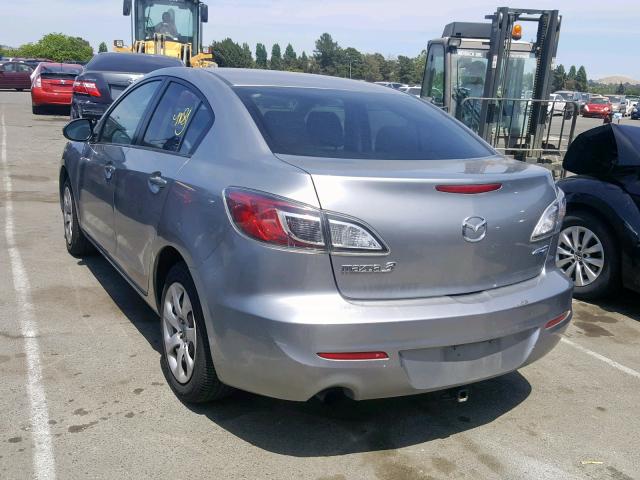 JM1BL1UP2D1753526 - 2013 MAZDA 3 I GRAY photo 3