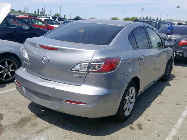 JM1BL1UP2D1753526 - 2013 MAZDA 3 I GRAY photo 4