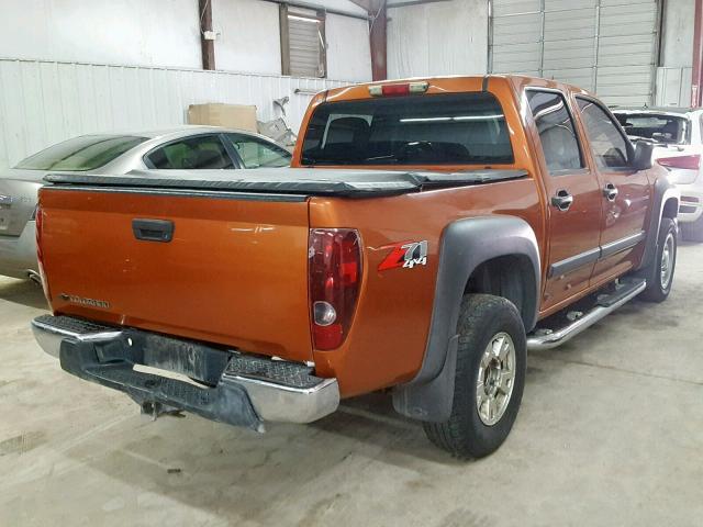 1GCDT136158219184 - 2005 CHEVROLET COLORADO ORANGE photo 4