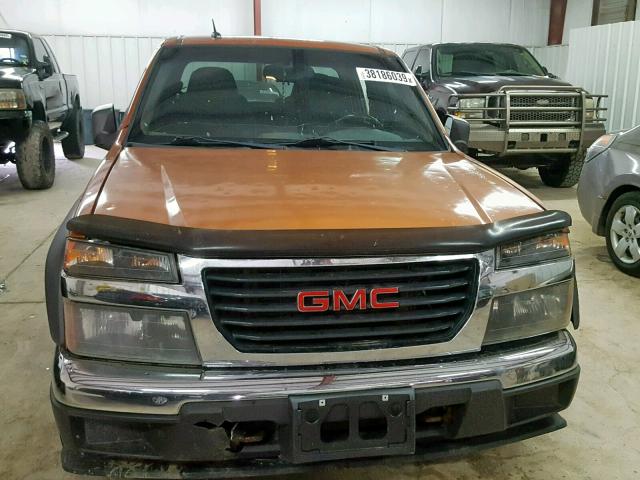 1GCDT136158219184 - 2005 CHEVROLET COLORADO ORANGE photo 9