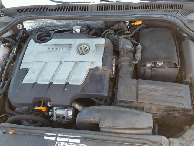 3VWLL7AJ5DM205009 - 2013 VOLKSWAGEN JETTA TDI GRAY photo 7