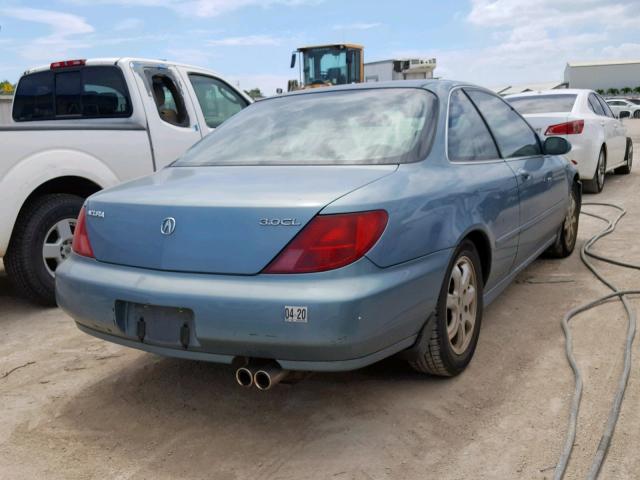 19UYA2255WL012299 - 1998 ACURA 3.0CL BLUE photo 4