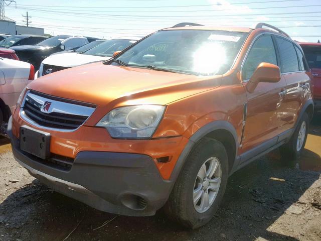 3GSCL33P18S601408 - 2008 SATURN VUE XE ORANGE photo 2