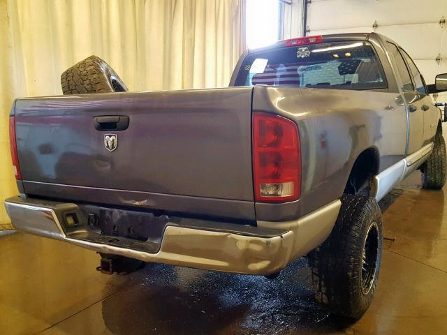 3D7KU28C04G139107 - 2004 DODGE RAM 2500 S ნაცრისფერი ფოტო 4