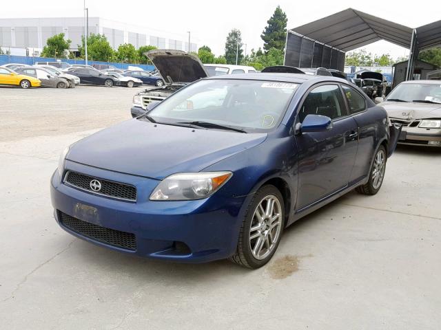 JTKDE177250009553 - 2005 TOYOTA SCION TC ლურჯი ფოტო 2