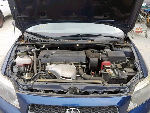 JTKDE177250009553 - 2005 TOYOTA SCION TC ლურჯი ფოტო 7