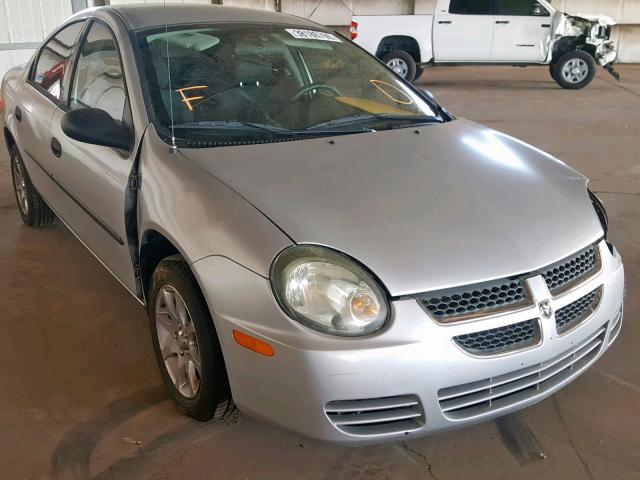 1B3ES26C73D156421 - 2003 DODGE NEON SE SILVER photo 1