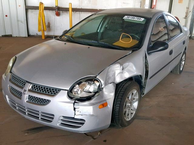 1B3ES26C73D156421 - 2003 DODGE NEON SE SILVER photo 2