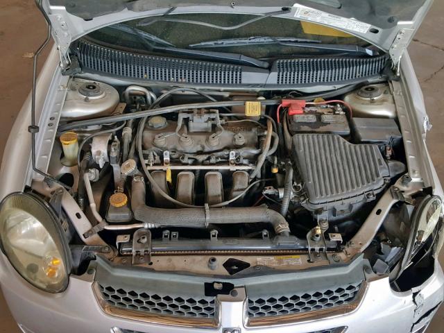 1B3ES26C73D156421 - 2003 DODGE NEON SE SILVER photo 7