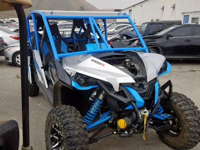 3JBPSAP29HJ000064 - 2017 CAN-AM MAVERICK M BLUE photo 1