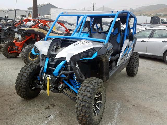 3JBPSAP29HJ000064 - 2017 CAN-AM MAVERICK M BLUE photo 2