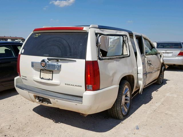 1GYS4KEF3DR102040 - 2013 CADILLAC ESCALADE E WHITE photo 4