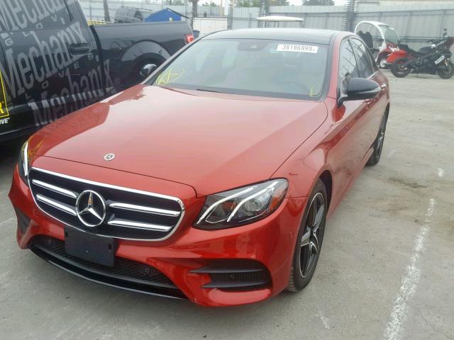 WDDZF6GB1JA470460 - 2018 MERCEDES-BENZ E 400 4MAT RED photo 2