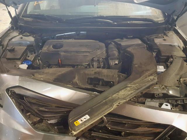 5NPE34AF8FH234342 - 2015 HYUNDAI SONATA SPO GRAY photo 7