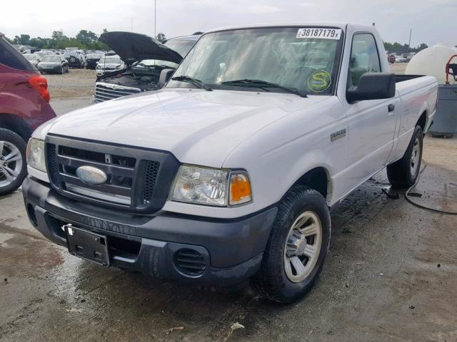 1FTYR10D89PA50425 - 2009 FORD RANGER WHITE photo 2