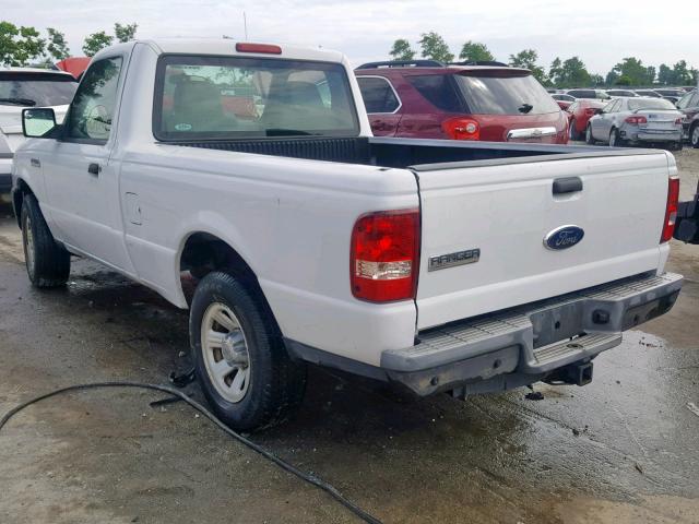 1FTYR10D89PA50425 - 2009 FORD RANGER WHITE photo 3