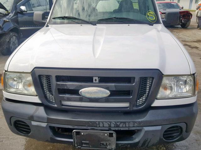 1FTYR10D89PA50425 - 2009 FORD RANGER WHITE photo 9