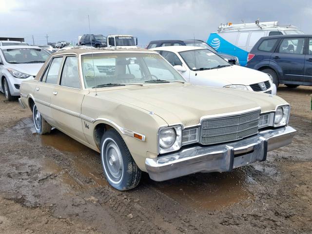 HH41D7G157434 - 1977 PLYMOUTH ALL OTHER BEIGE photo 1
