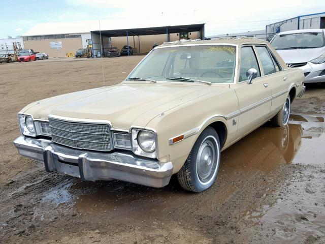 HH41D7G157434 - 1977 PLYMOUTH ALL OTHER BEIGE photo 2