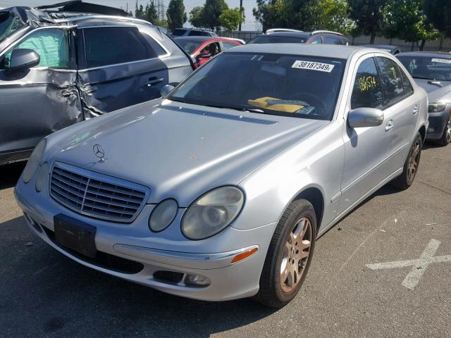 WDBUF56J36A814285 - 2006 MERCEDES-BENZ E 350 SILVER photo 2