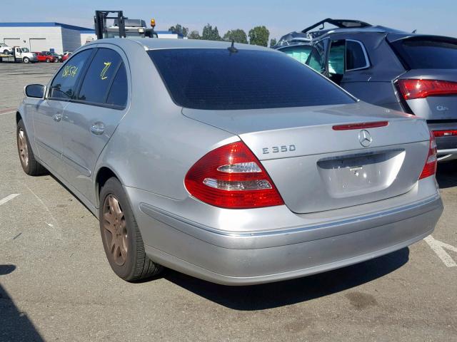 WDBUF56J36A814285 - 2006 MERCEDES-BENZ E 350 SILVER photo 3