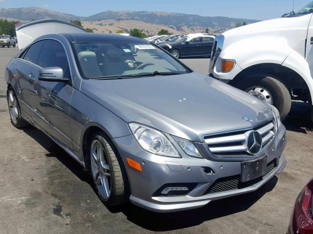 WDDKJ7CBXBF125637 - 2011 MERCEDES-BENZ E 550 SILVER photo 1