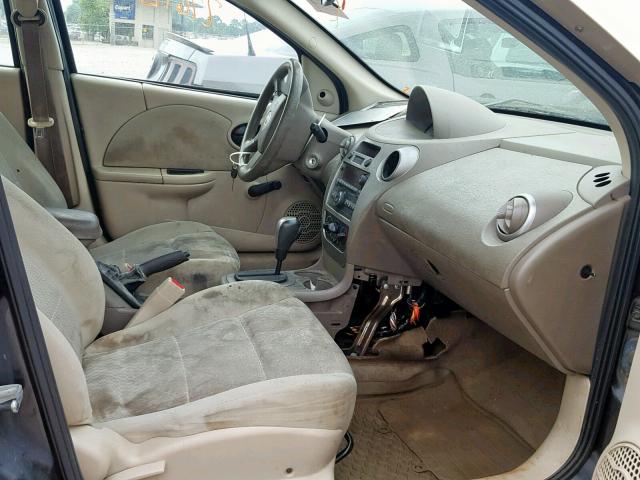 1G8AJ55F57Z116337 - 2007 SATURN ION LEVEL GOLD photo 5