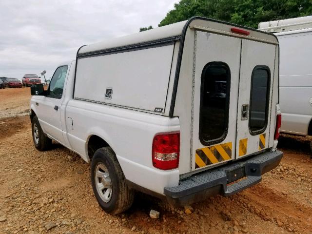 1FTYR10D47PA58308 - 2007 FORD RANGER WHITE photo 3