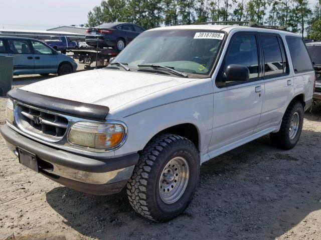 1FMZU34X1WZA30502 - 1998 FORD EXPLORER WHITE photo 2