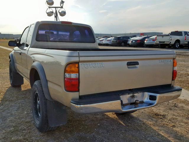 5TESM92N84Z391821 - 2004 TOYOTA TACOMA XTR BROWN photo 3