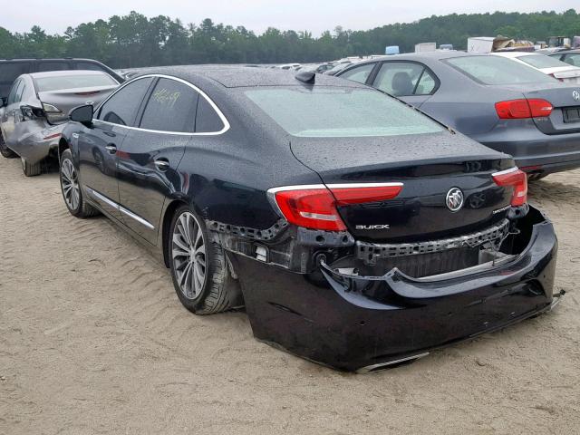 1G4ZP5SS6HU210598 - 2017 BUICK LACROSSE E BLACK photo 3