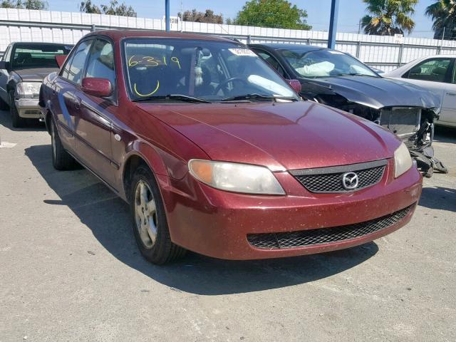 JM1BJ225821602782 - 2002 MAZDA PROTEGE DX BURGUNDY photo 1