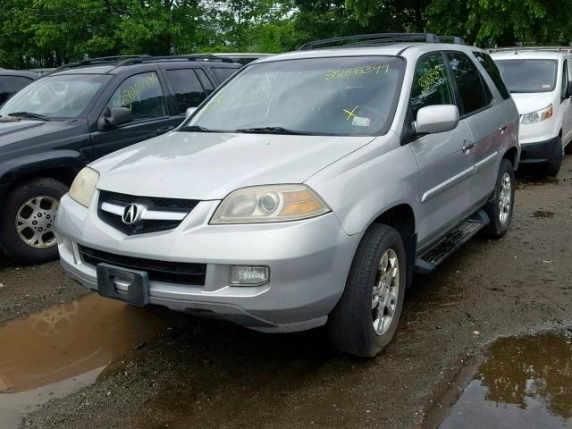 2HNYD18675H532011 - 2005 ACURA MDX TOURIN SILVER photo 2