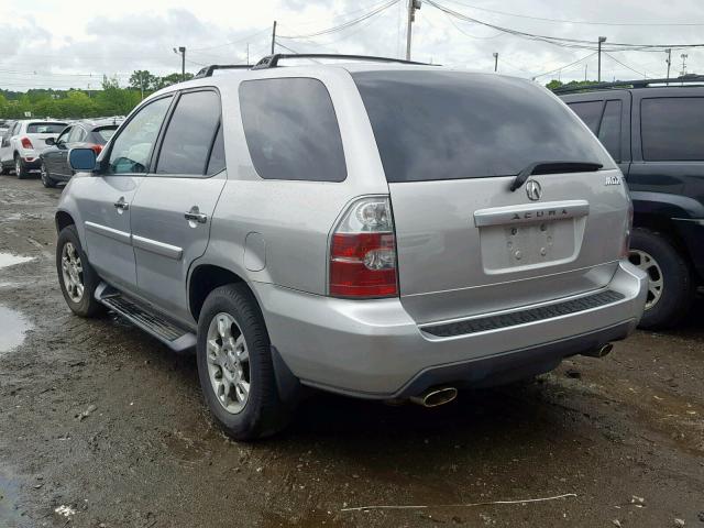 2HNYD18675H532011 - 2005 ACURA MDX TOURIN SILVER photo 3