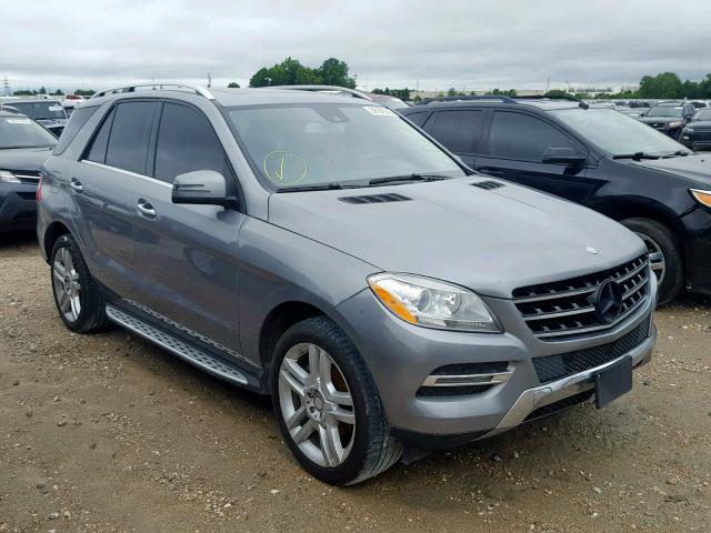 4JGDA5JBXEA381266 - 2014 MERCEDES-BENZ ML 350 GRAY photo 1