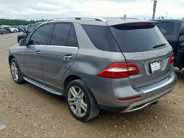 4JGDA5JBXEA381266 - 2014 MERCEDES-BENZ ML 350 GRAY photo 3