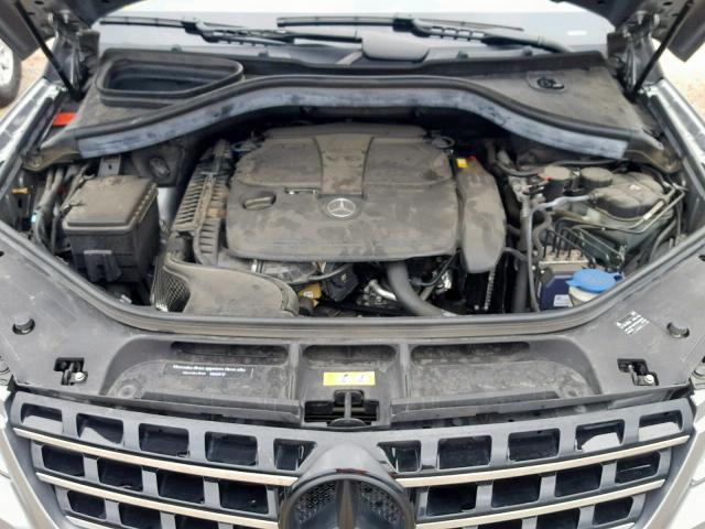 4JGDA5JBXEA381266 - 2014 MERCEDES-BENZ ML 350 GRAY photo 7