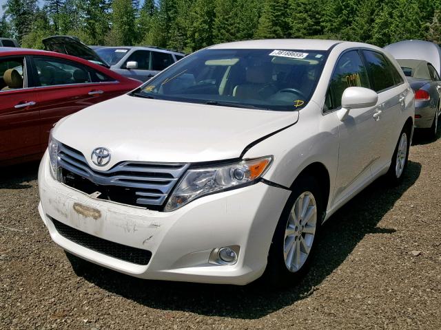 4T3BE11A79U002599 - 2009 TOYOTA VENZA WHITE photo 2