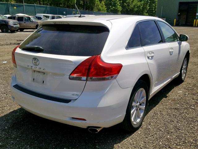 4T3BE11A79U002599 - 2009 TOYOTA VENZA WHITE photo 4