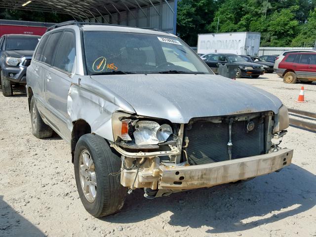 JTEGP21A360102135 - 2006 TOYOTA HIGHLANDER SILVER photo 1