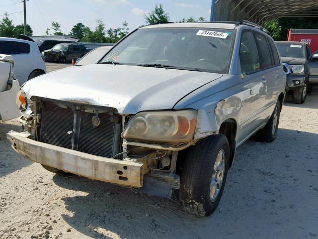 JTEGP21A360102135 - 2006 TOYOTA HIGHLANDER SILVER photo 2