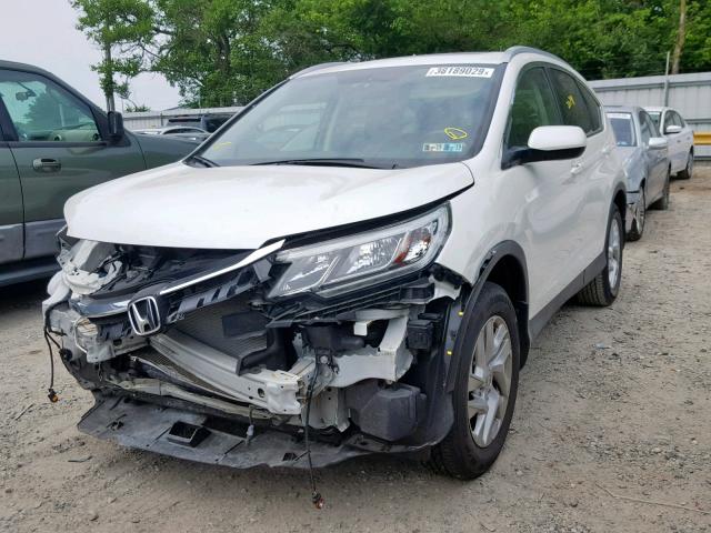 5J6RM4H71GL064667 - 2016 HONDA CR-V EXL WHITE photo 2